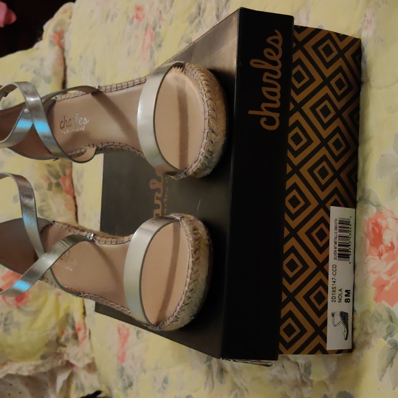 Charles David Silver wedges - Picture 6 of 7